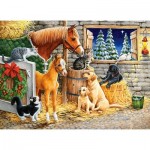 Puzzle  Castorland-030255 Gathering Friends
