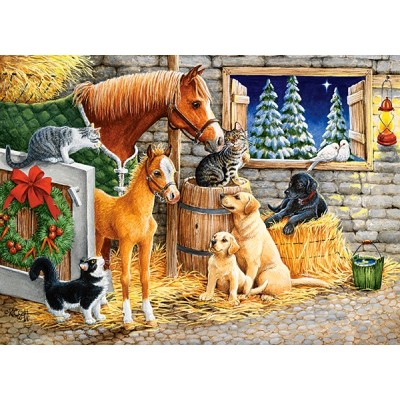 Puzzle  Castorland-030255 Gathering Friends