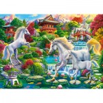 Puzzle  Castorland-030521 Jardin des Licornes