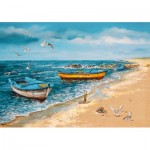 Puzzle  Castorland-053919 Art Collection - Morning by the Sea