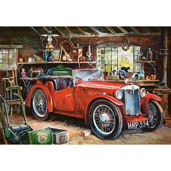 Puzzle Castorland-104574 Vintage Garage