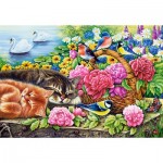 Puzzle  Castorland-104765 Lazy Sunday