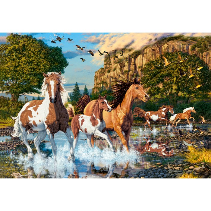 Puzzle Castorland-104789 Horse Wonderland