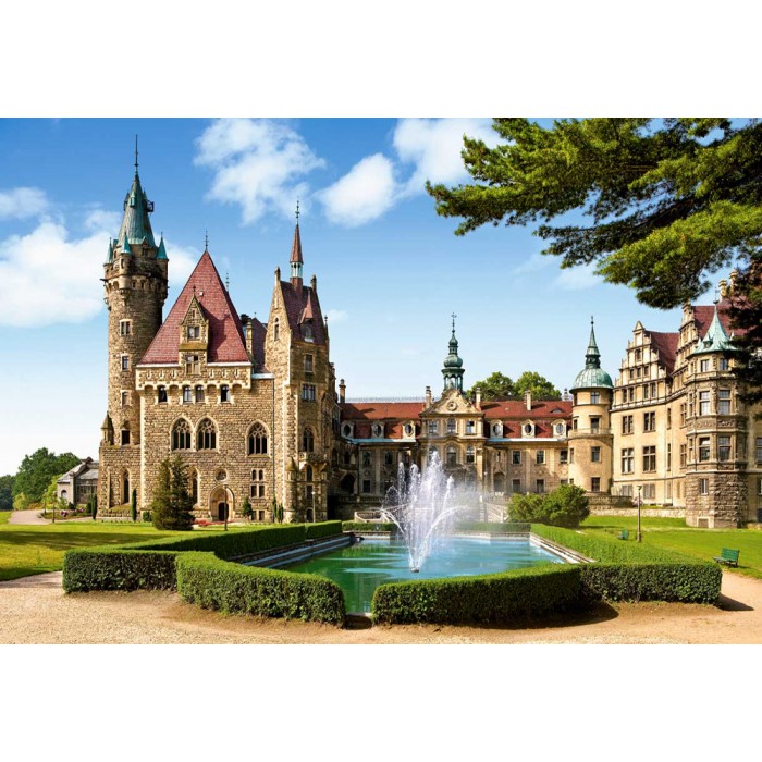 Castorland-150670 Jigsaw Puzzle - 1500 Pieces - Moszna Castle, Poland