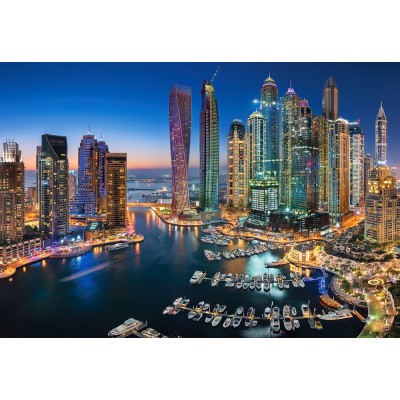 Puzzle  Castorland-151813 Skyscrapers of Dubaï