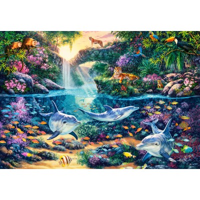 Puzzle  Castorland-151875 Jungle Paradise