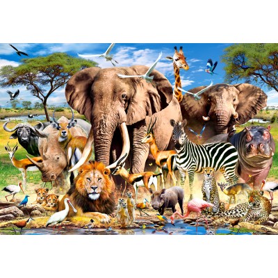 Puzzle  Castorland-151950 Savanna Animals