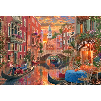 Puzzle  Castorland-151981 Romantic Evening in Venice