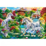 Puzzle  Castorland-152117 Unicorn Garden