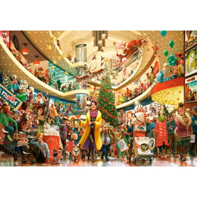 Puzzle  Castorland-152179 Crazy Shopping