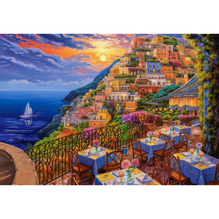 Puzzle Castorland-152209 Romantic Positano Evening