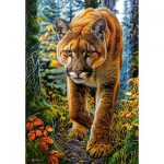 Puzzle  Castorland-152261 Mountain Lion In The Forest