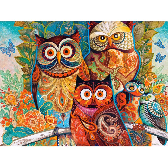 Puzzle Castorland-200535 David Galchutt: Owls