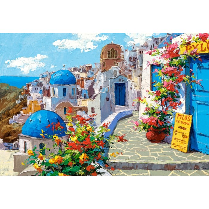 Puzzle Castorland-200603 Spring in Santorini