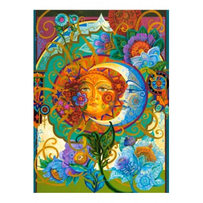 Puzzle  Castorland-300679 Partnership of the Sun and the Moon