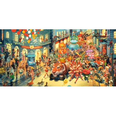 Puzzle  Castorland-400379 Art Collection - Carnaval in Rio