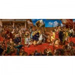 Puzzle  Castorland-400386 The Prussian Homage, Jan Matejko