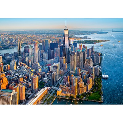 Puzzle  Castorland-53674 Sunset over Manhattan