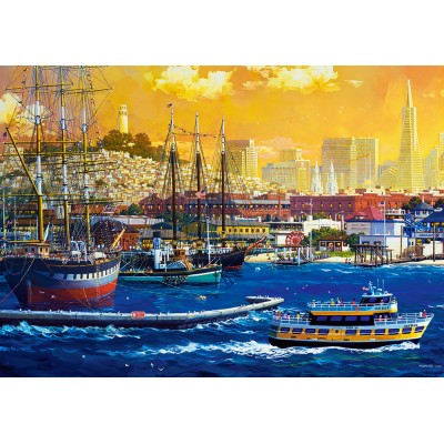 Puzzle  Castorland-53735 San Francisco Harbor