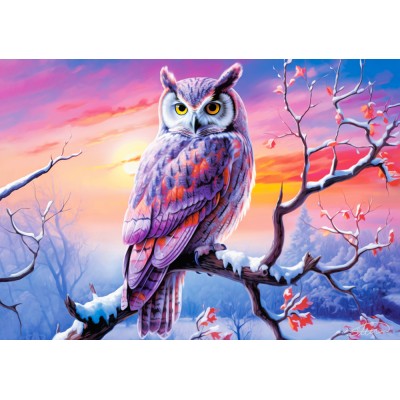 Puzzle  Castorland-54022 Owl's Perfect Evening