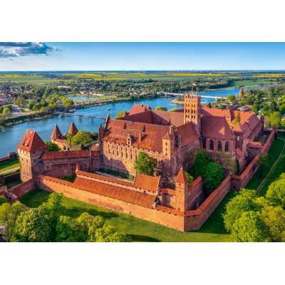 Puzzle  Castorland-54039 View of Malbork Castle, Poland