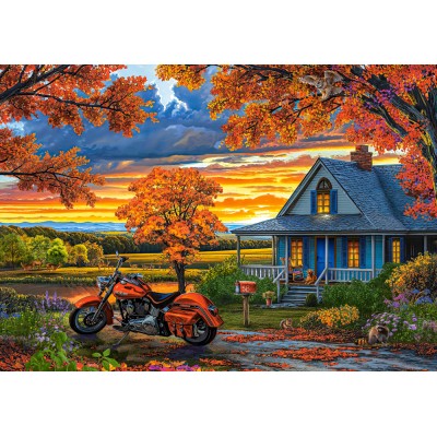 Puzzle  Castorland-54077 Autumn Ride