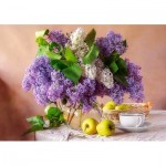 Puzzle  Castorland-54091 Lilac Still Life