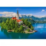 Puzzle  Castorland-54114 Bled, Slowenien