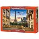 Walk in Paris at Sunset