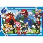 Puzzle  Clementoni-21729 XXL Pieces - Sonic