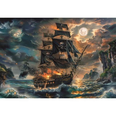 Puzzle  Clementoni-21738 Pirates