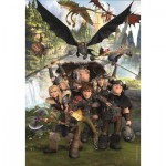 Puzzle  Clementoni-29793 XXL Pieces - Dragons