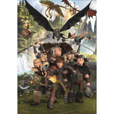 Puzzle  Clementoni-29793 Dragons