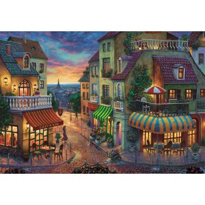 Puzzle  Clementoni-32085 Streets of Europe