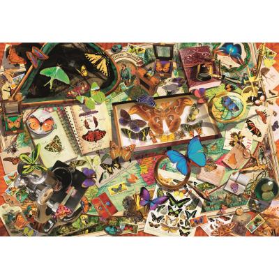 Puzzle  Clementoni-35125 Butterfly Collector