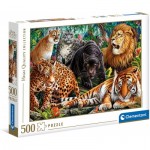 Puzzle  Clementoni-35126 Wild Cats