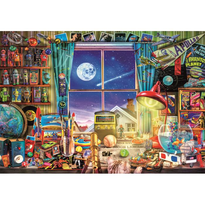 Puzzle Clementoni-35148 To the Moon