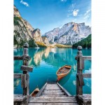 Puzzle  Clementoni-35538 Braies Lake