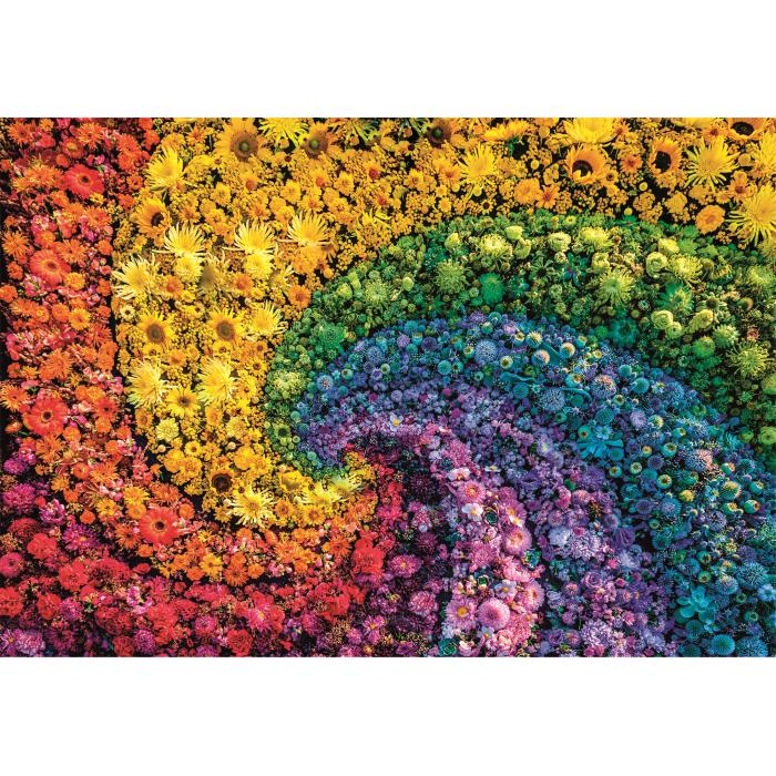 Puzzle Clementoni-39779 Colorboom - Tourbillon de Fleurs