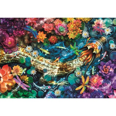 Puzzle  Clementoni-39939 Koi-Fluss