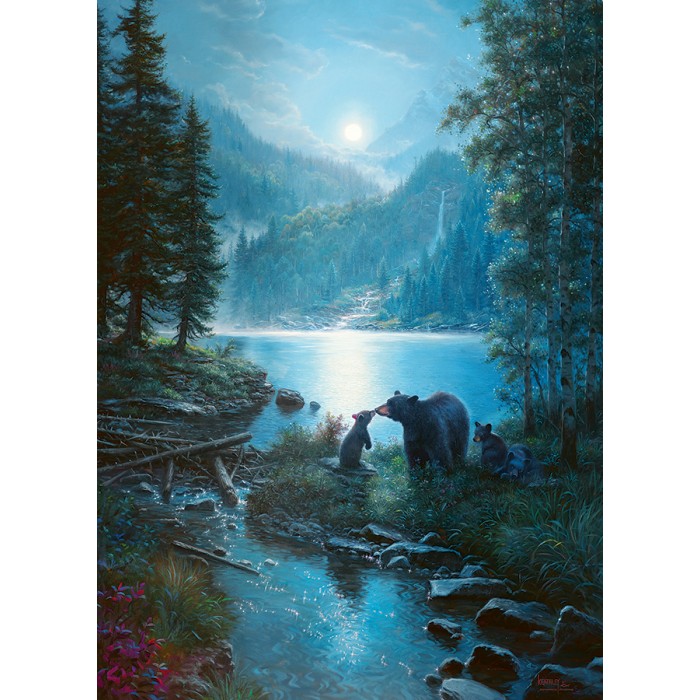 Puzzle Cobble-Hill-40008 Bear Night