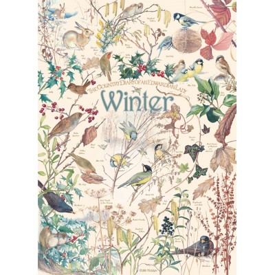 Puzzle  Cobble-Hill-40095 Country Diary - Winter