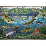 Puzzle  Cobble-Hill-40180 Hooked on Fishing