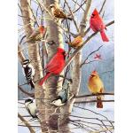 Puzzle  Cobble-Hill-40248 Winter Birds