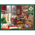 Puzzle  Cobble-Hill-40253 Lodge Cat