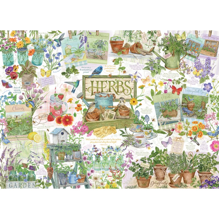Puzzle Cobble-Hill-40258 Herb Garden