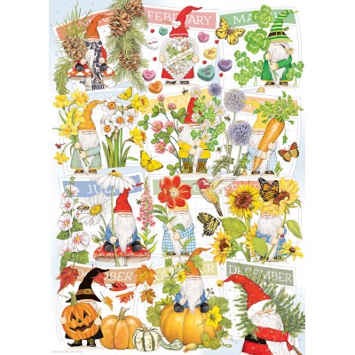 Puzzle  Cobble-Hill-40261 A Happy Gnome Life
