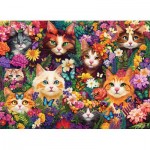 Puzzle  Cobble-Hill-40289 Blooming Whiskers