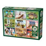 Puzzle  Cobble-Hill-40297 Eichhörnchen auf Achse