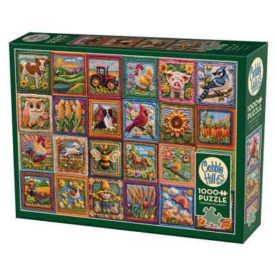 Puzzle  Cobble-Hill-40320 Country Life Crochet